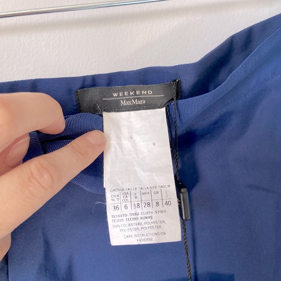 Max Mara Weekend Taffeta Skirt. NEW - Picture 5 of 8